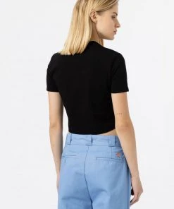 New In Dickies Women Maple Valley T-Shirt Black