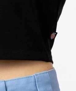 New In Dickies Women Maple Valley T-Shirt Black