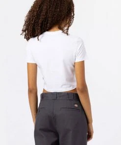 Dickies Women Maple Valley T-Shirt White New In