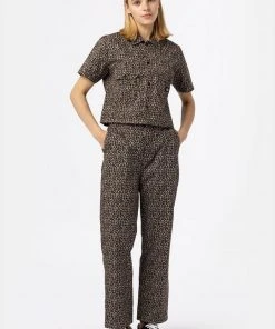 Dickies Women Silver Firs Shirt Leopard New In