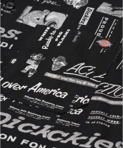 New In Dickies Mens Pillager Shirt Black