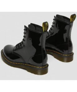 Dr. Martens 1460 Patent Patent Boots Black