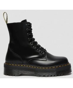 Dr. Martens Jadon Smooth Lace-up Boots Black New In