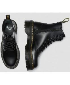 Dr. Martens Jadon Smooth Lace-up Boots Black New In