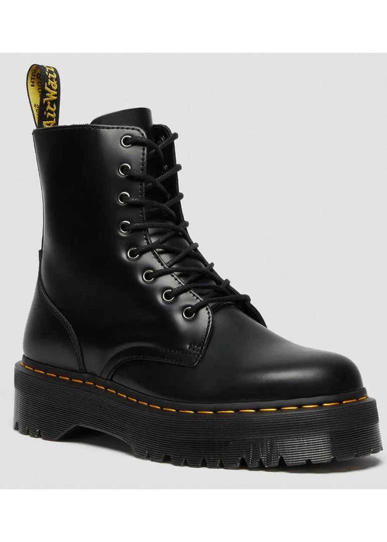 Dr. Martens Jadon Smooth Lace-up Boots Black New In