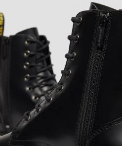 Dr. Martens Jadon Smooth Lace-up Boots Black New In