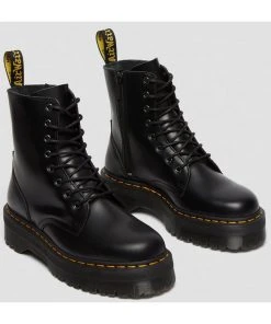 Dr. Martens Jadon Smooth Lace-up Boots Black New In