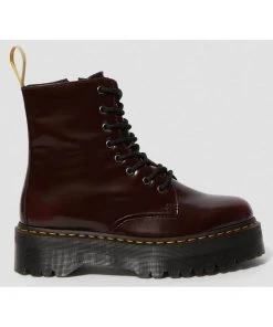 Dr. Martens Vegan Jadon Boots Red New In