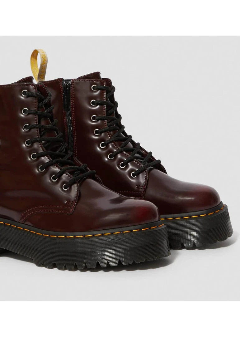 Dr. Martens Vegan Jadon Boots Red New In