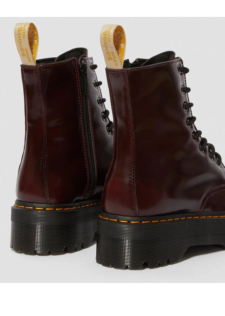 Dr. Martens Vegan Jadon Boots Red New In