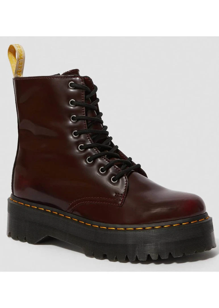 Dr. Martens Vegan Jadon Boots Red New In
