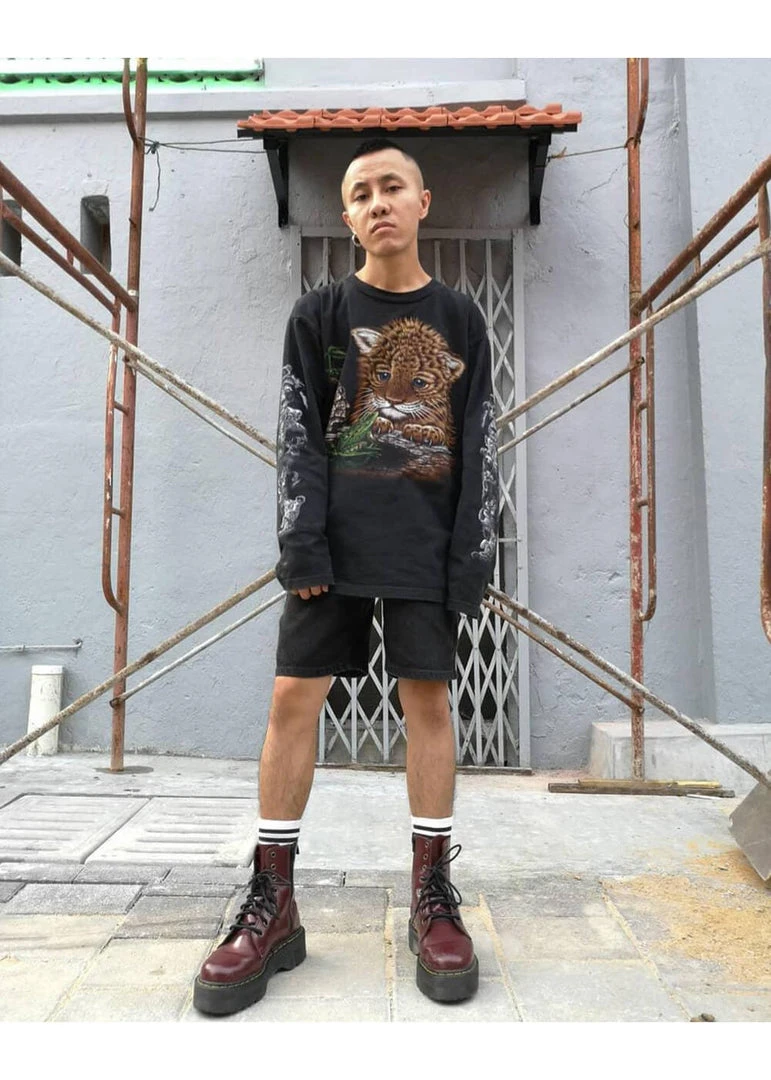 Dr. Martens Vegan Jadon Boots Red New In