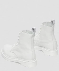 Dr. Martens 1460 Pascal Mono Virginia Soft Leather Boots White