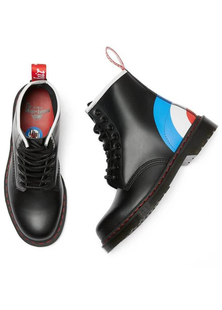 New In Dr. Martens 1460 The Who Target Smooth Boots Black