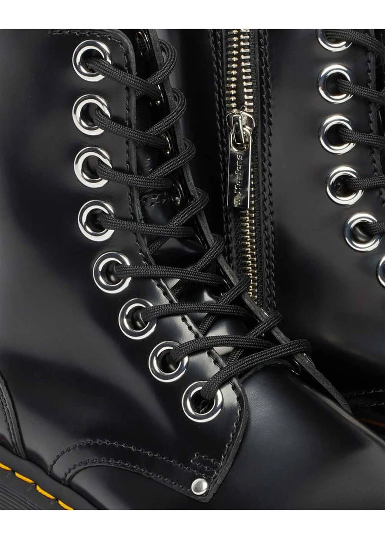 Dr. Martens Jadon Max Buttero Leather Platform Boots Black New In