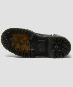 Dr. Martens Jadon Max Buttero Leather Platform Boots Black New In