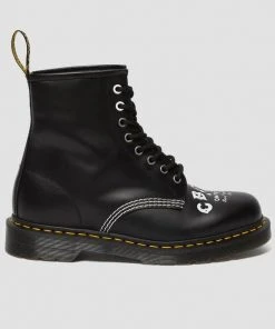 New In Dr. Martens 1460 CBGB Smooth Boots Black