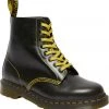 New In Dr. Martens 1460 Pascal Atlas Leather Boots Dark Grey