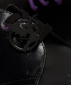 Dr. Martens Black Sabbath 1461 Paranoid Leather Shoes Black New In