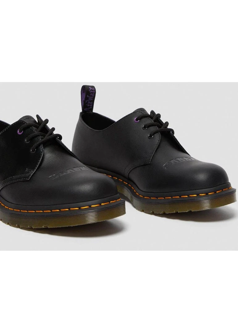 Dr. Martens Black Sabbath 1461 Paranoid Leather Shoes Black New In