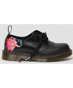 Dr. Martens Black Sabbath 1461 Paranoid Leather Shoes Black New In