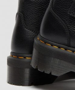 New In Dr. Martens Devon Heart Soft Aunt Sally Leather Boots Black