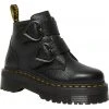 New In Dr. Martens Devon Heart Soft Aunt Sally Leather Boots Black
