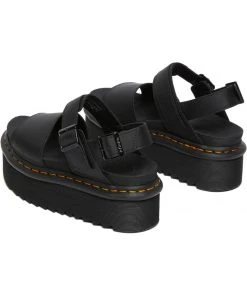 Dr. Martens Voss Hydro Quad Platform Sandals Black