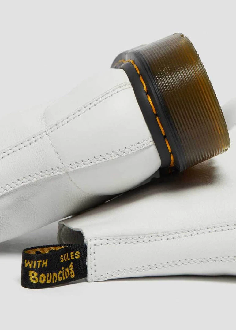 New In Dr. Martens 1460 Pascal Virginia Soft Leather Boots White