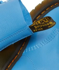 Dr. Martens 1460 Pascal Virginia Soft Leather Boots Mid Blue New In