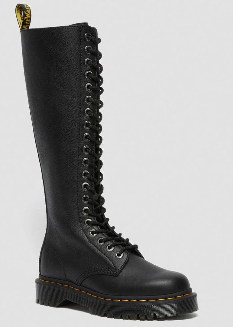 Dr. Martens 1B60 Bex Pisa 20-Gaats Platform Boots Black New In