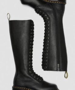 Dr. Martens 1B60 Bex Pisa 20-Gaats Platform Boots Black New In