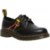 New In Dr. Martens X Basquiat 1461 Leather Shoes Black