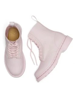 New In Dr. Martens 1460 Pascal Virginia Soft Leather Boots Chalk Pink