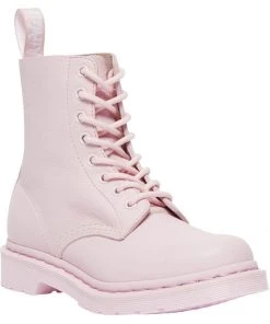 New In Dr. Martens 1460 Pascal Virginia Soft Leather Boots Chalk Pink