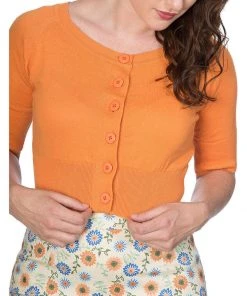 Banned Raven 50's Cardigan Orange New In
