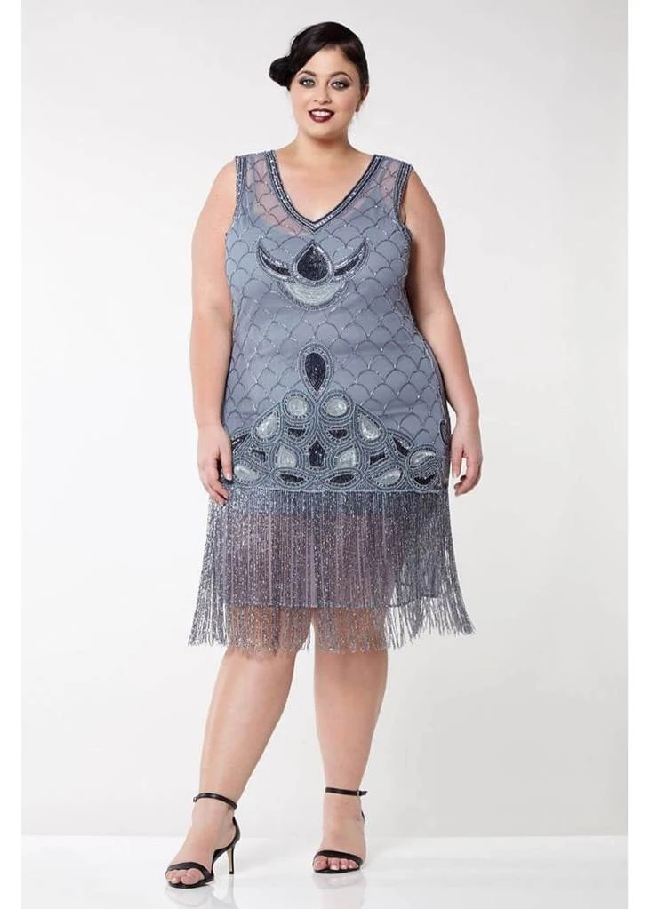 Gatsbylady Victoria 1920's Flapper Dress Lilac