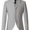 Gibson London Moorgate Striped Jacket New In