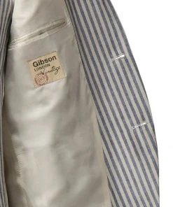 Gibson London Moorgate Striped Jacket New In