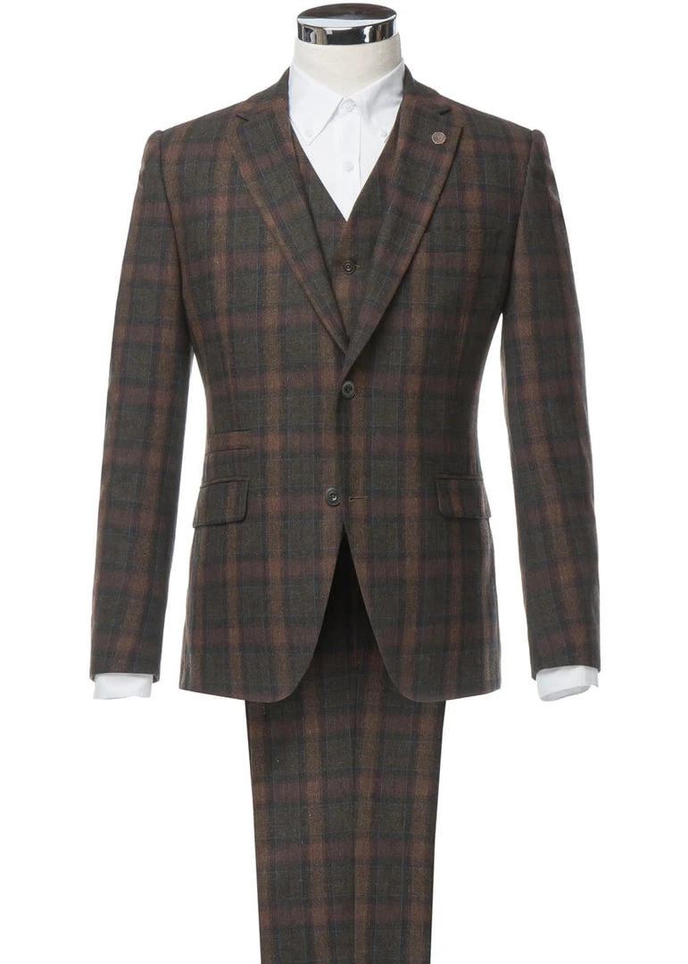 Gibson London William Tartan Jacket Sage Green