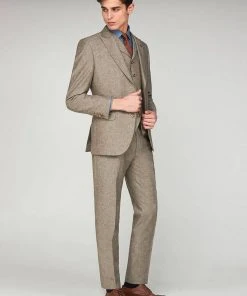 Gibson London Dwayne Linen Jacket Stone