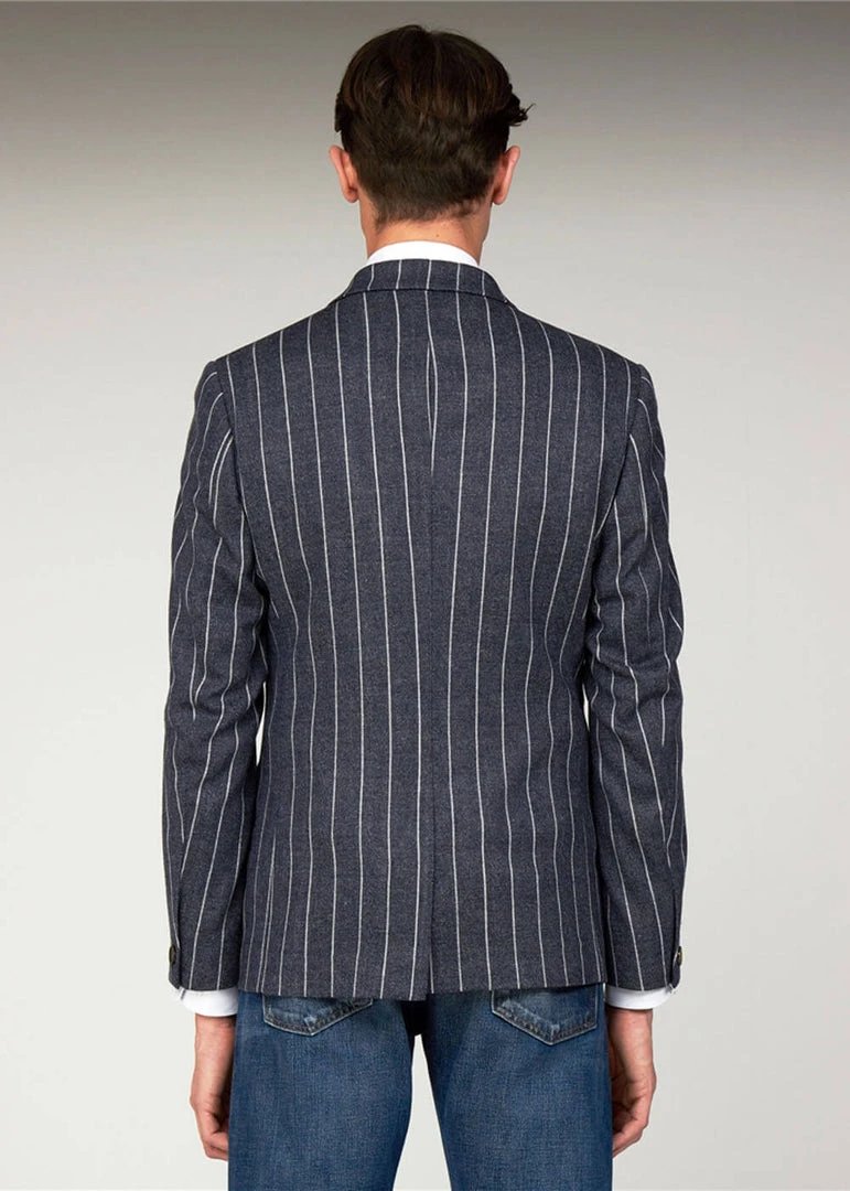Gibson London Pearson Stripe Jacket Blue