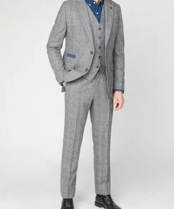 New In Gibson London Daniel Check Jacket Grey