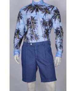 Succubus Giordano Mens Classic Bermuda Blue New In