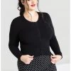 New In Hell Bunny Paloma 50's Cardigan Black