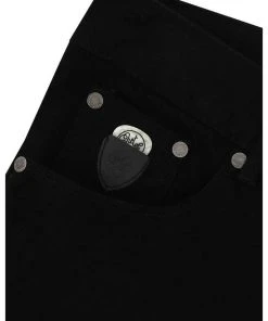 New In Hell Bunny Mens Slim Jim Jeans Black