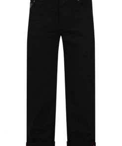 New In Hell Bunny Mens Slim Jim Jeans Black