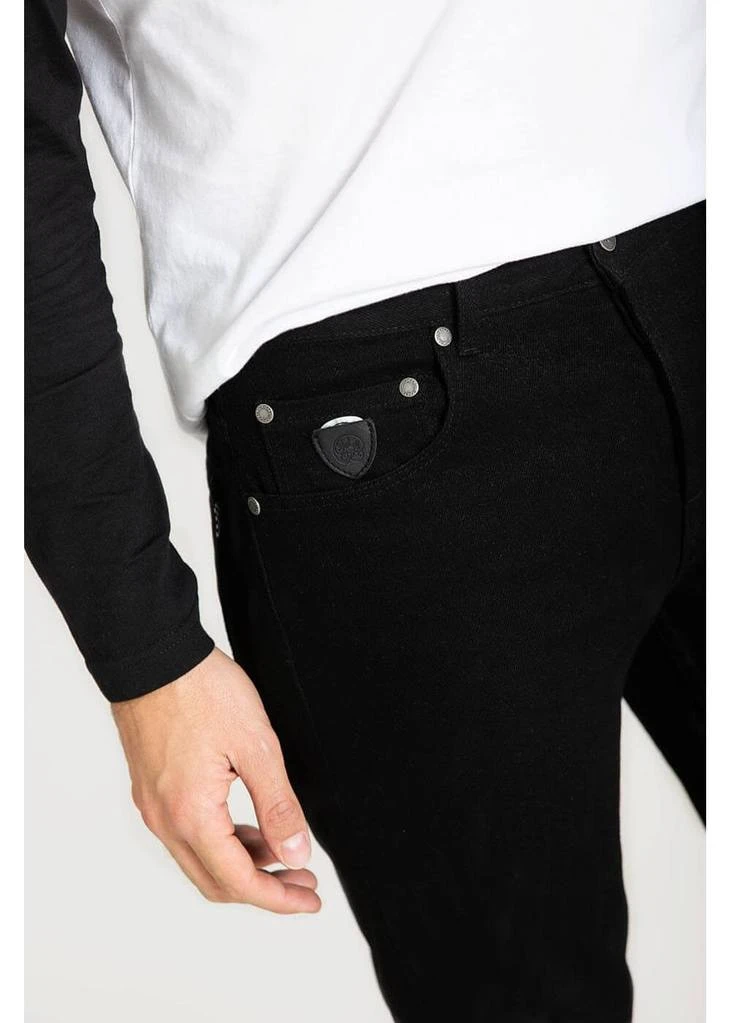 New In Hell Bunny Mens Slim Jim Jeans Black