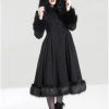 Hell Bunny Elvira 50's Coat Black New In
