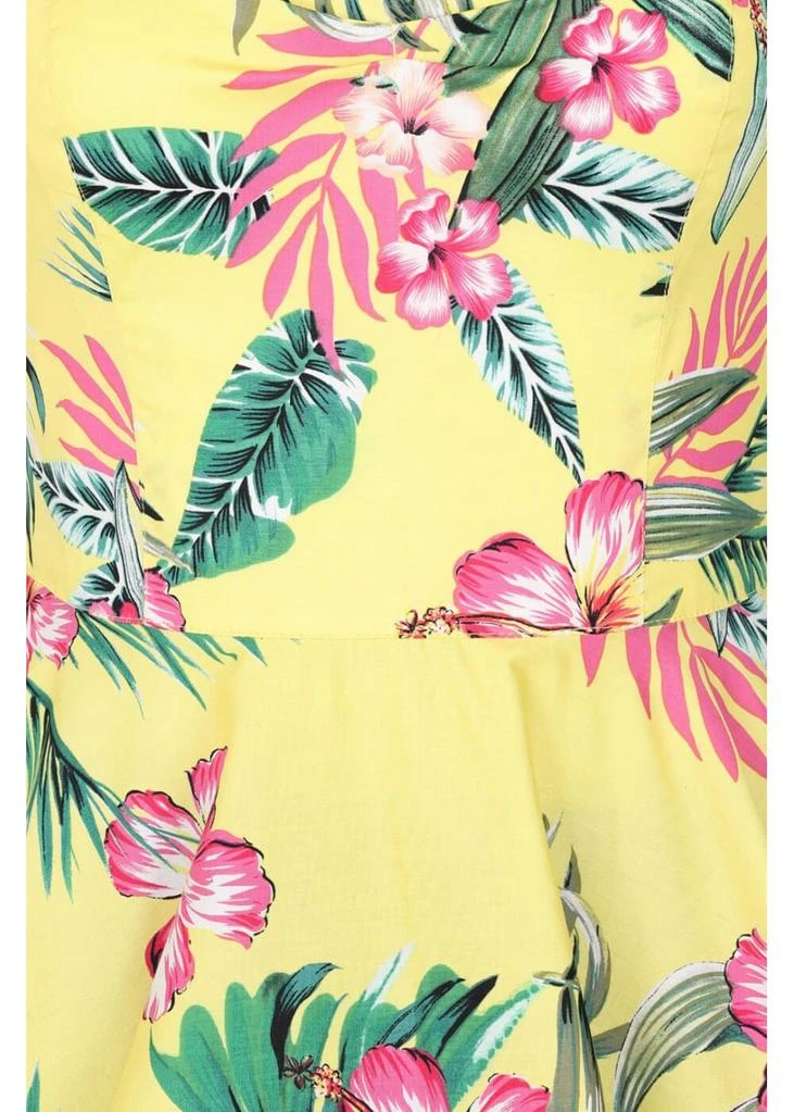 Hell Bunny Kalani 50's Swing Dress Yellow